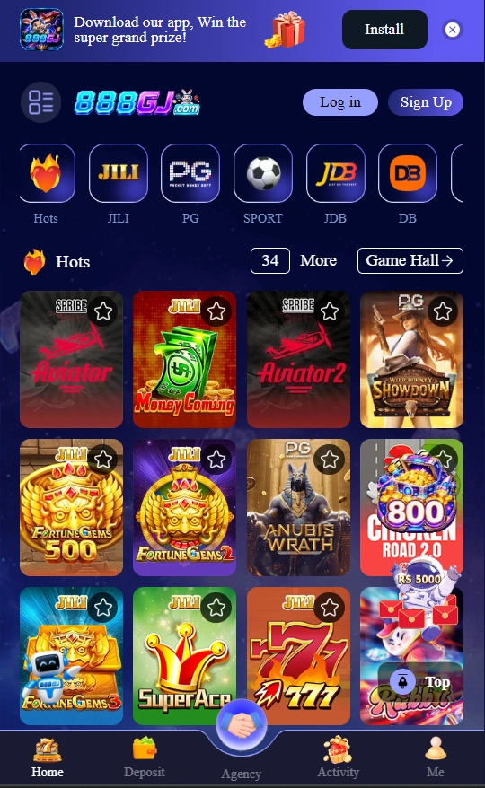 888gj Game home page