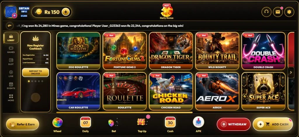 ZEE9 Game Homepage
